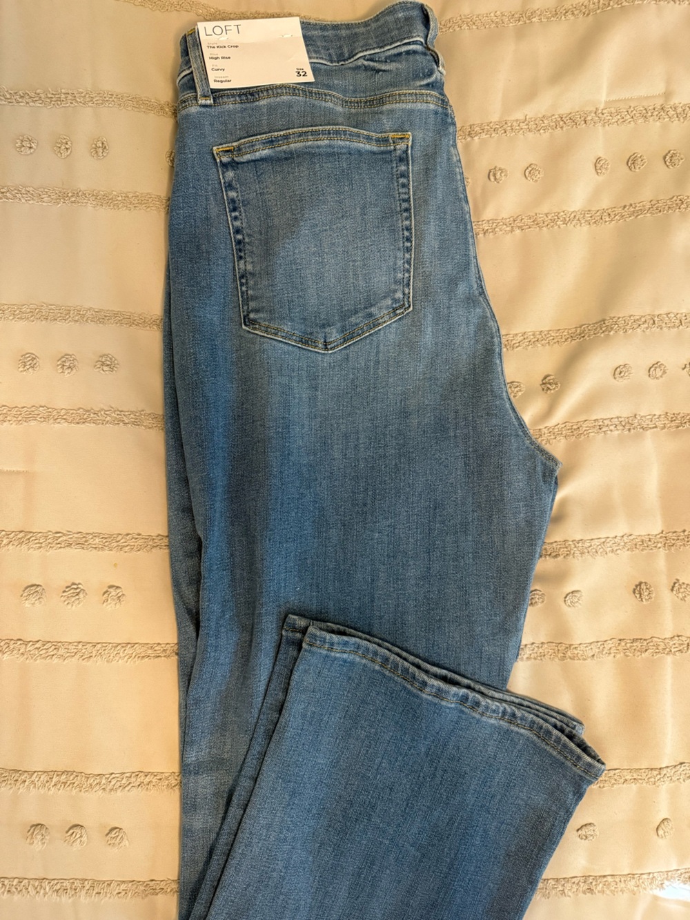 LOFT Straight Leg Women's Light Blue Denim Jeans
